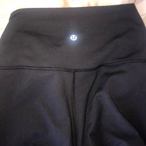 Lululemon black high waist wunder leggings